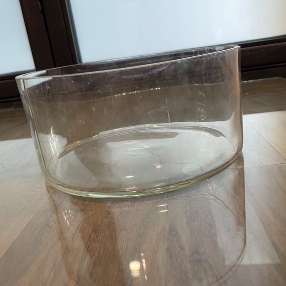 Excellent Condition Heavy Glass Punch/Salad Bowl with Ladle - Picture 7 of 7